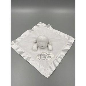 Tender Kisses Bless Our Little One Lamb Plush Lovey Baby Security Blanket